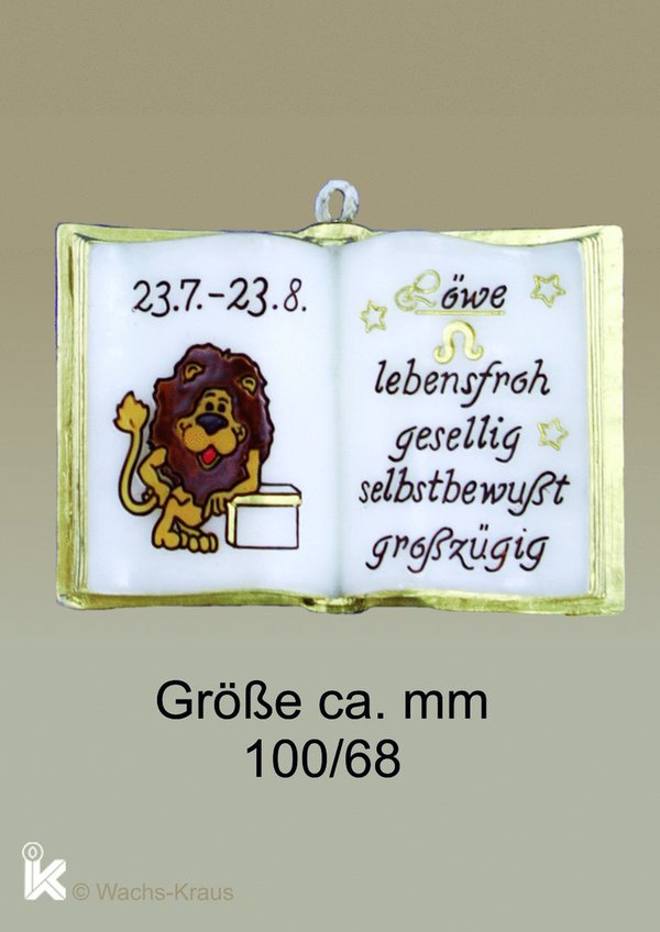 Wachsbuch Sternzeichen Löwe 23.7. - 23.8.